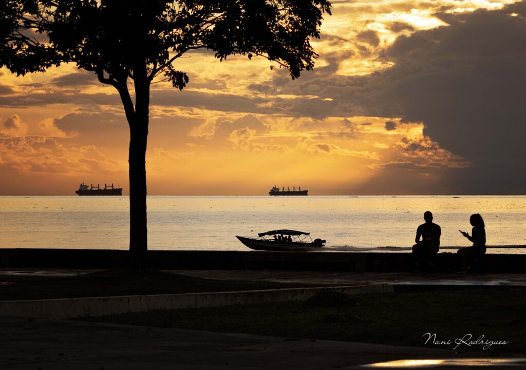 Nascer do sol na orla de Macapá – Complexo do Araxá