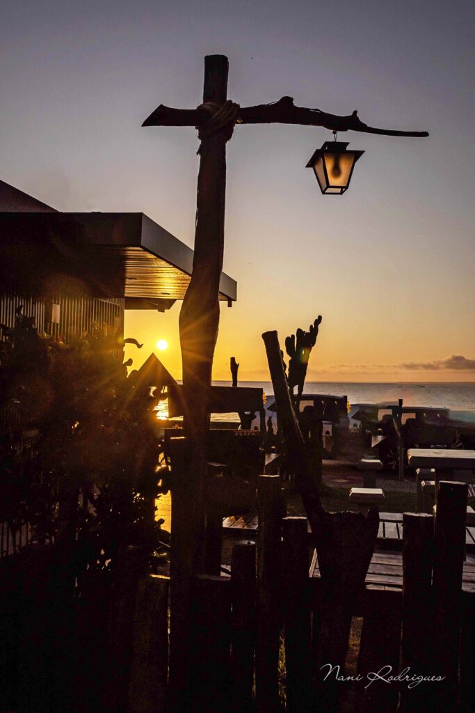 Nascer do sol na orla de Macapá – Quiosque Chopp da Vovó