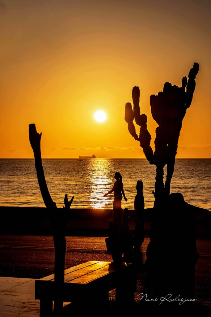Nascer do sol na orla de Macapá – Quiosque Chopp da Vovó