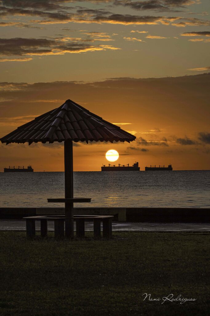 Nascer do sol na orla de Macapá – Complexo do Araxá