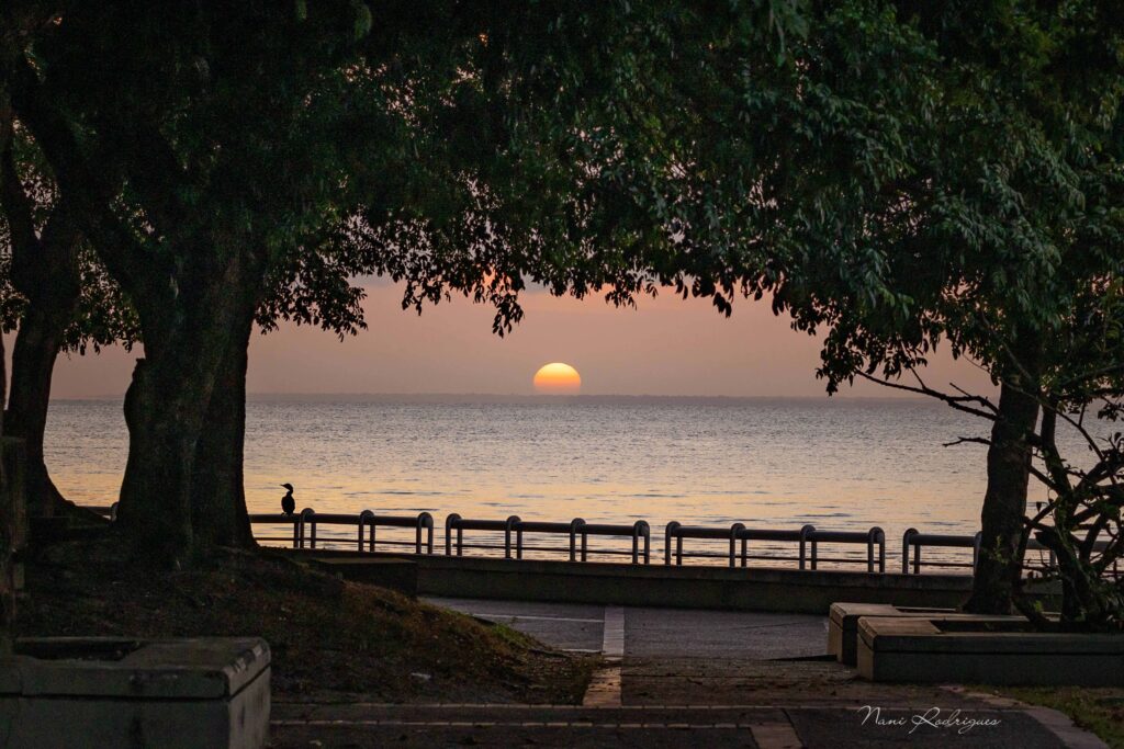 Nascer do sol na orla de Macapá – Parque do Forte